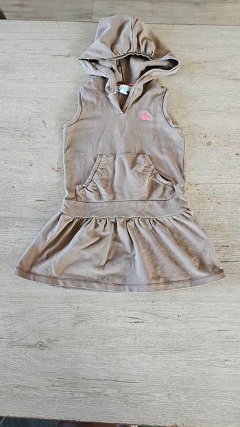 Robe courte sans manche, avec capuche, Zara Girls, 6/7 ans, nickel