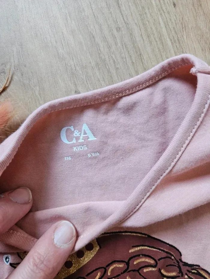 Robe manches longue et petit sac princesse c&a 6 ans - photo numéro 4