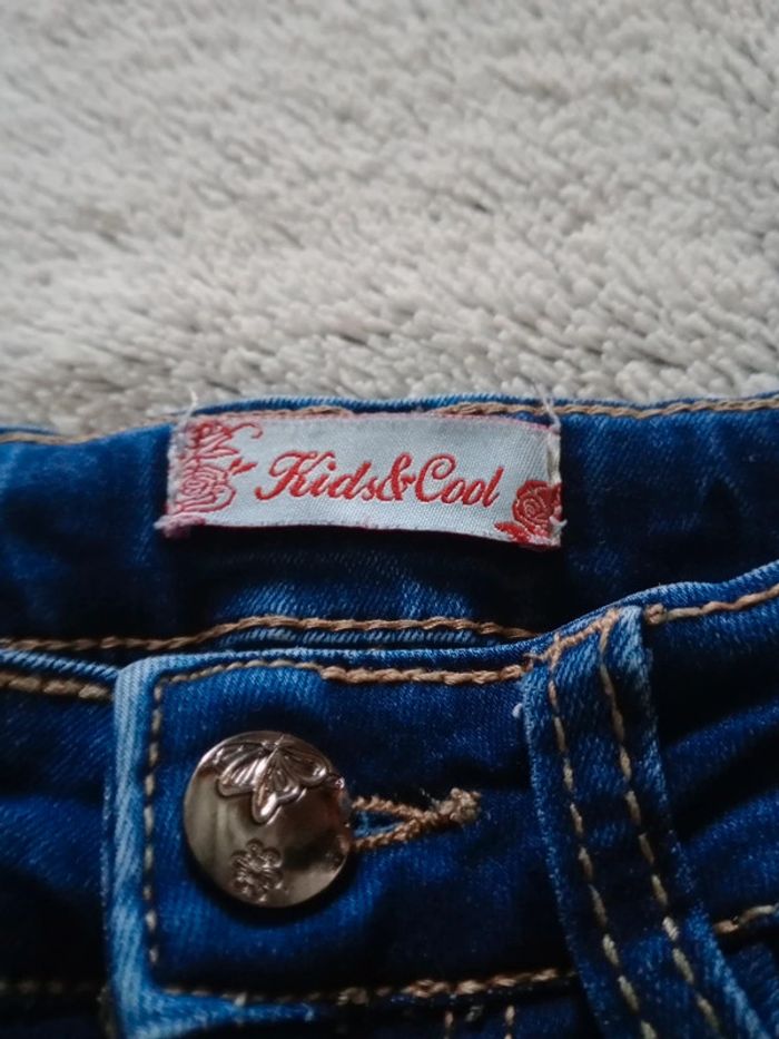 Jean fille 4 ans slim strass c48 - photo numéro 4