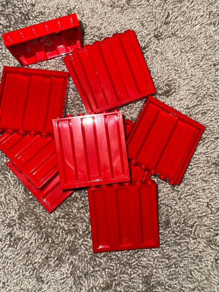 12 lego brick Panel 1 x 6 x 5 with Corrugated Profile - photo numéro 3