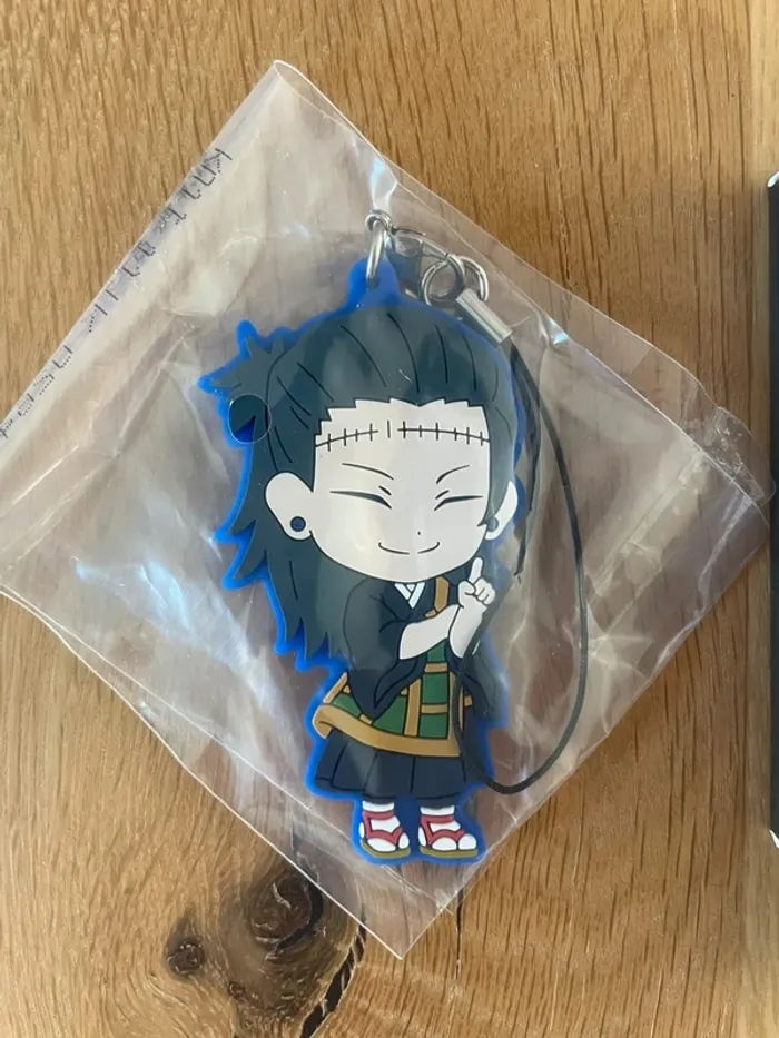 Jujutsu Kaisen – Porte-clés caoutchouc Geto Suguru Ichiban Kuji Kyun-Chara Illustrations 7 cm Secret - photo numéro 2