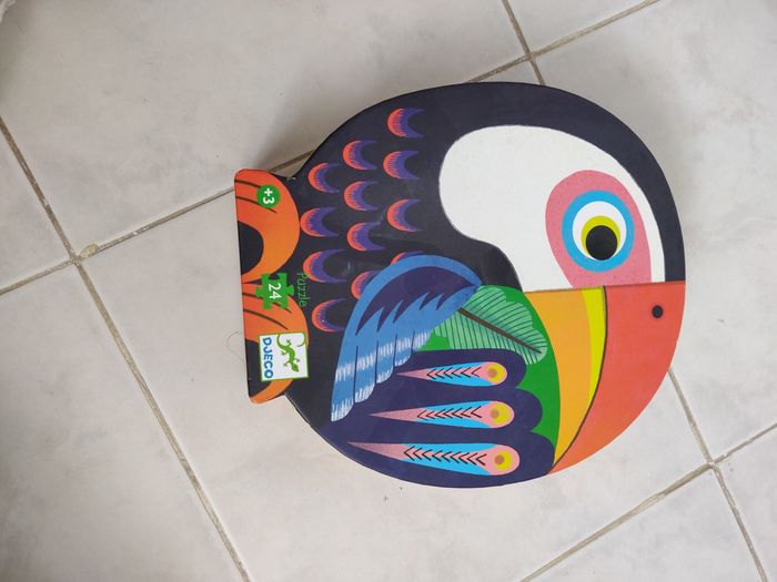 Puzzle Djeco coco le toucan excellent état - photo numéro 5
