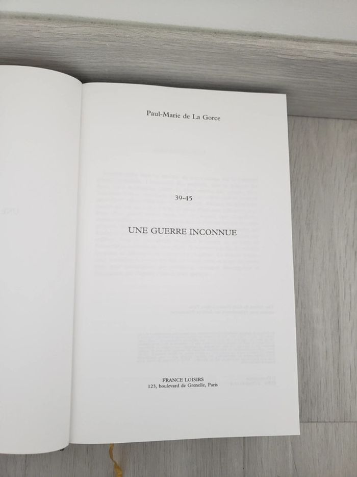 39-45 Une guerre inconnue Paul Marie de la Gorce - photo numéro 3