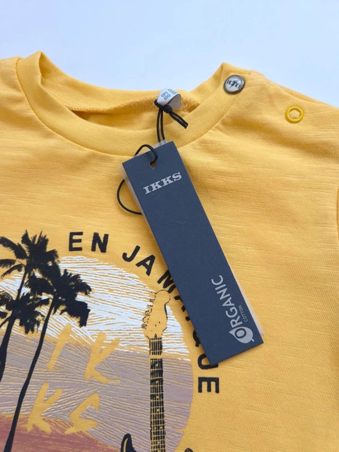 Tshirt Ikks bébé garçon taille 6 mois neuf avec étiquette - photo numéro 3