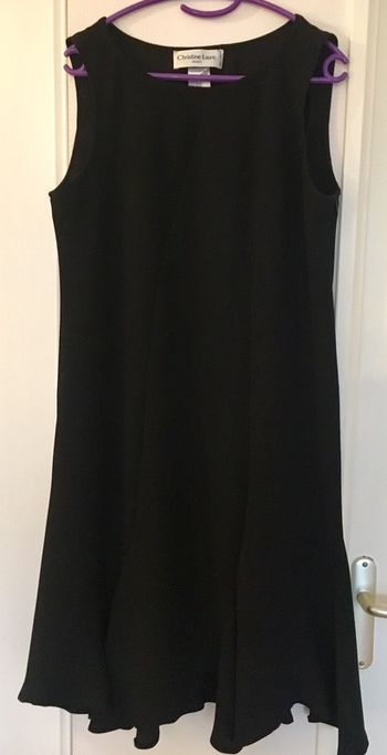 Robe de soirée noire Christine Laure