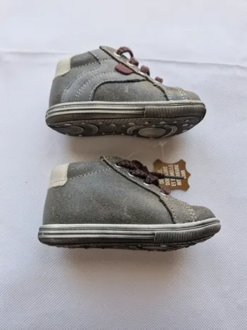Chaussures garçon 19 Baby by Gémo Gris Beige Bordeaux