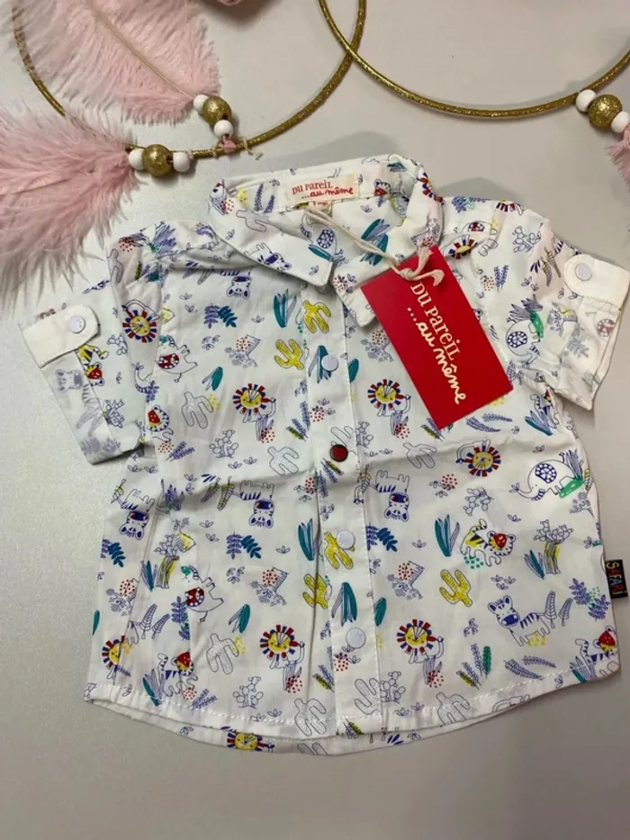 Chemise bébé garçon (neuf) - Taille 3 mois