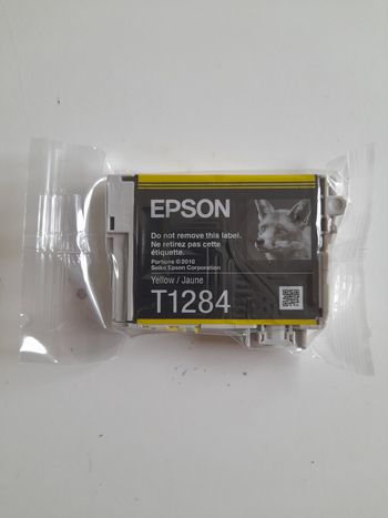 Cartouche d'encre Epson T1284 jaune renard