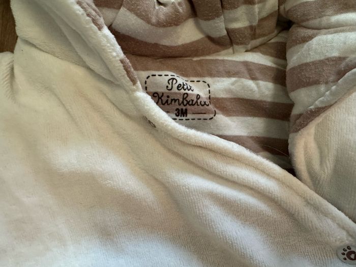 Manteau petit Kimbaloo 3 mois bébé hiver froid veste combi très bon état - photo numéro 3