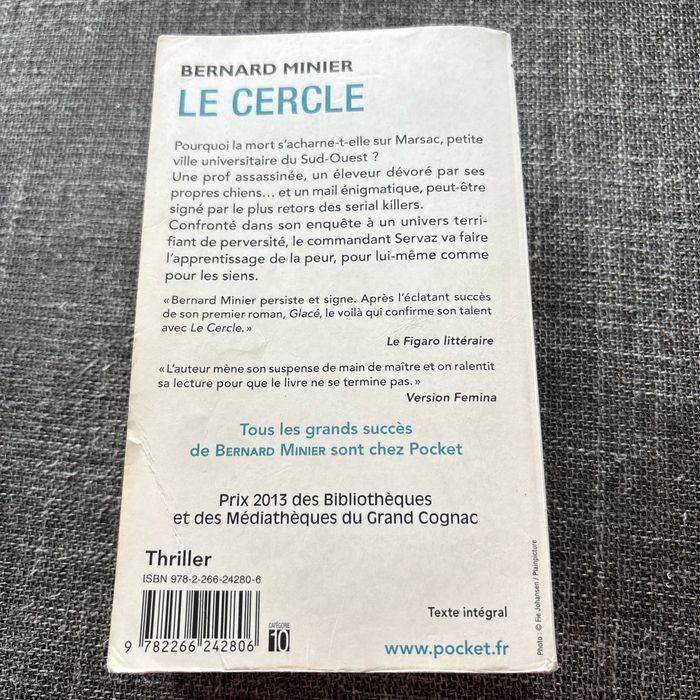 Livre Bernard Minier « Le cercle » - photo numéro 2
