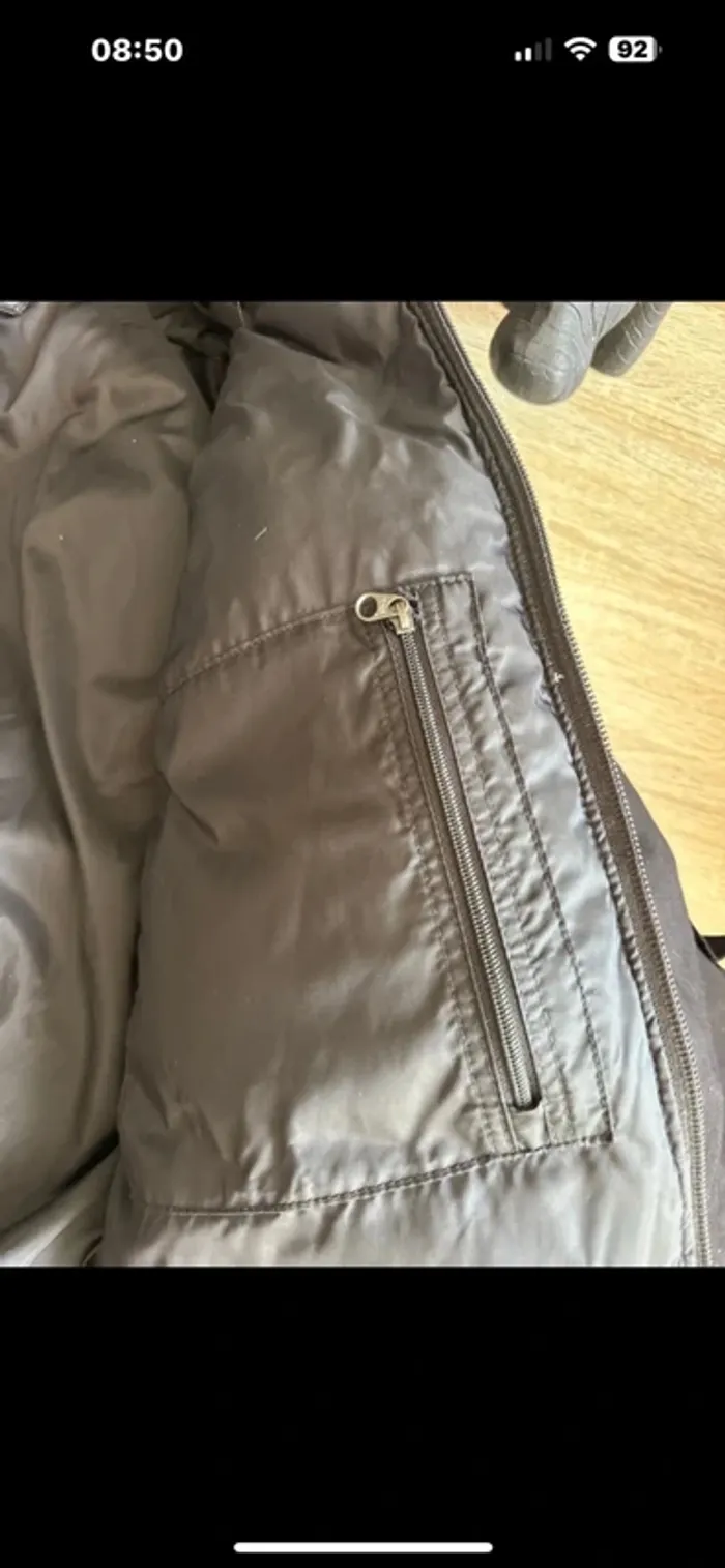 Veste doudoune the north face noir brodé taille XS - photo numéro 7