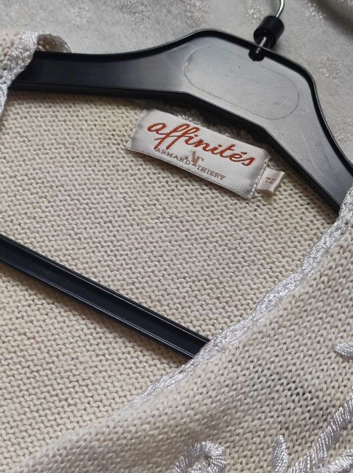 Cardigan vintage brodée taille unique - photo numéro 3