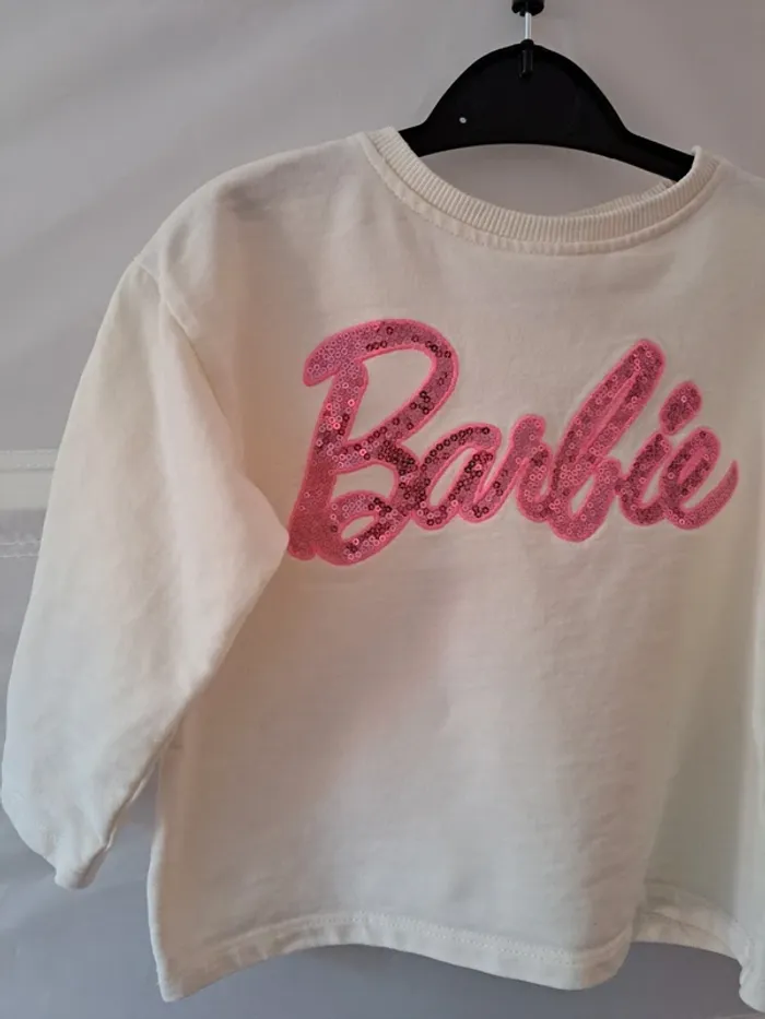 Sweat barbie écru - photo numéro 3