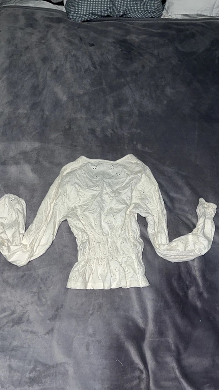 Blouses femme haut crème S 36 - photo numéro 3