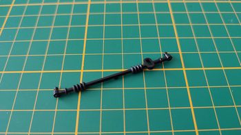 Axe de roue pièce détachée miniature jaguar type E 1961 1/18 burago #B38