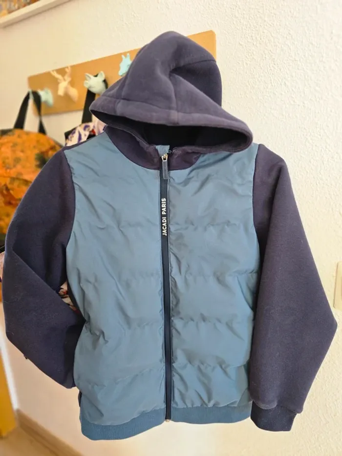 Veste bimatière Jacadi 12 ans