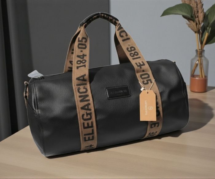 Sac de voyage en cuir pu lisse haute qualitie - photo numéro 8