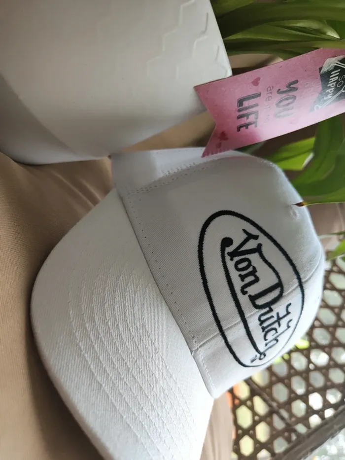 Casquette Trucker Von Dutch blanche - photo numéro 4