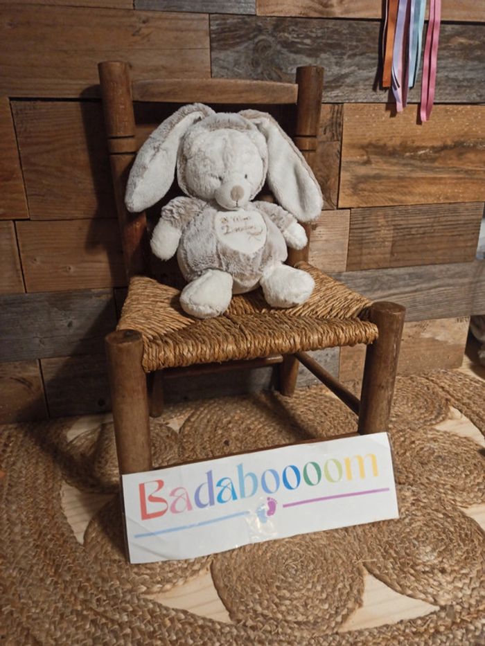 Doudou ours déguisé lapin nicotoy tbe