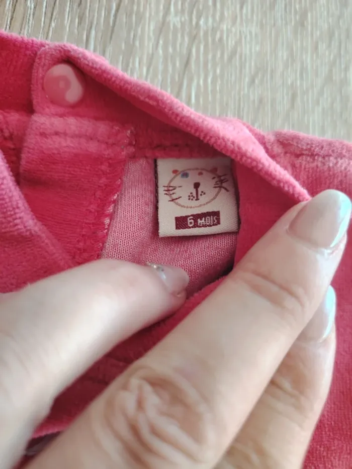 Pyjama velours 1 pièce - photo numéro 3