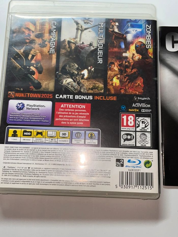 Call of Duty Blackops II jeu PS3 Complet Sony - photo numéro 4
