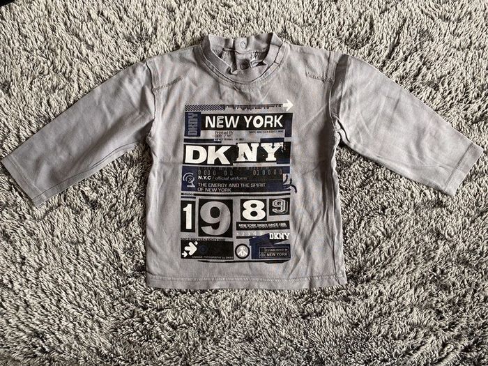 Teeshirt manches longues DKNY - 12 mois