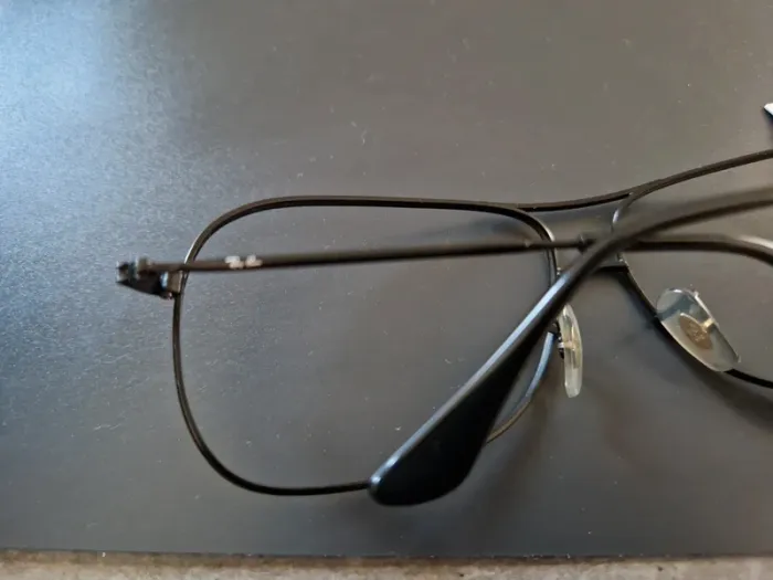 Monture lunettes Ray-Ban noire avec étui - photo numéro 5