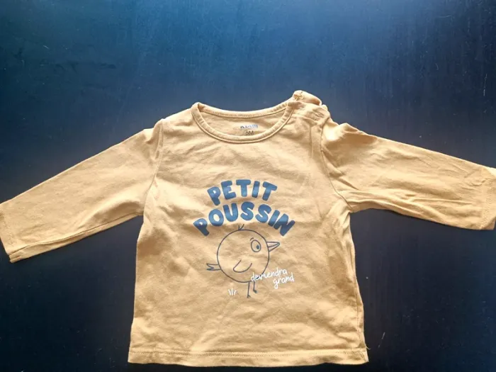 Lot t shirt manches longues 6 mois - photo numéro 18