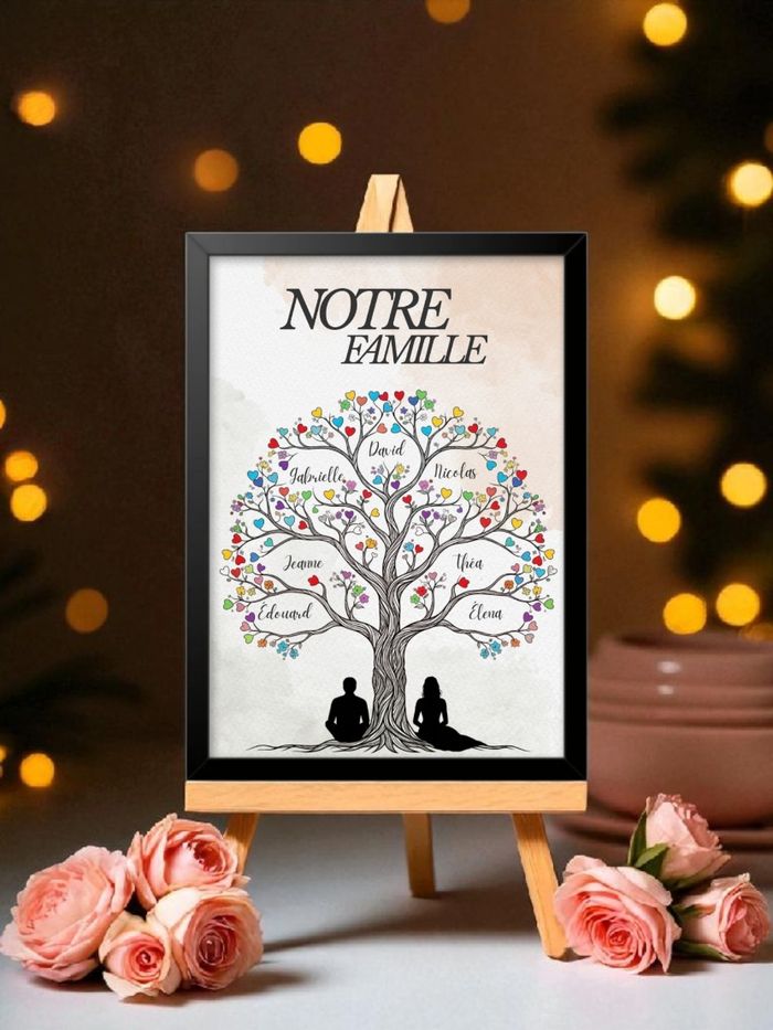 Affiche arbre de vie personnalisé - photo numéro 6