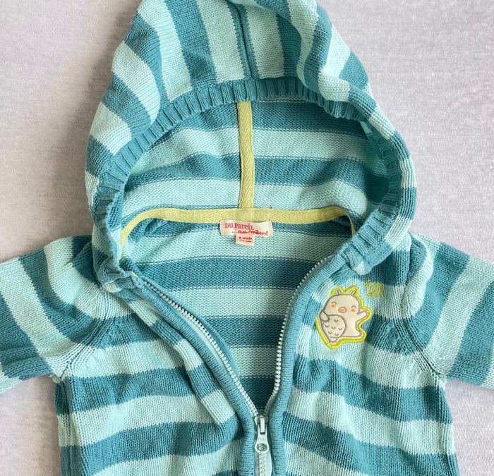 Sweat Gilet à capuche manches longues Fermeture éclair DPAM 9m - photo numéro 7