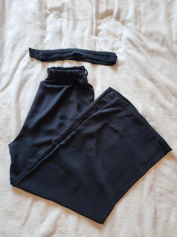 Pantalon à jambes larges / palazzo noir TU 36/40