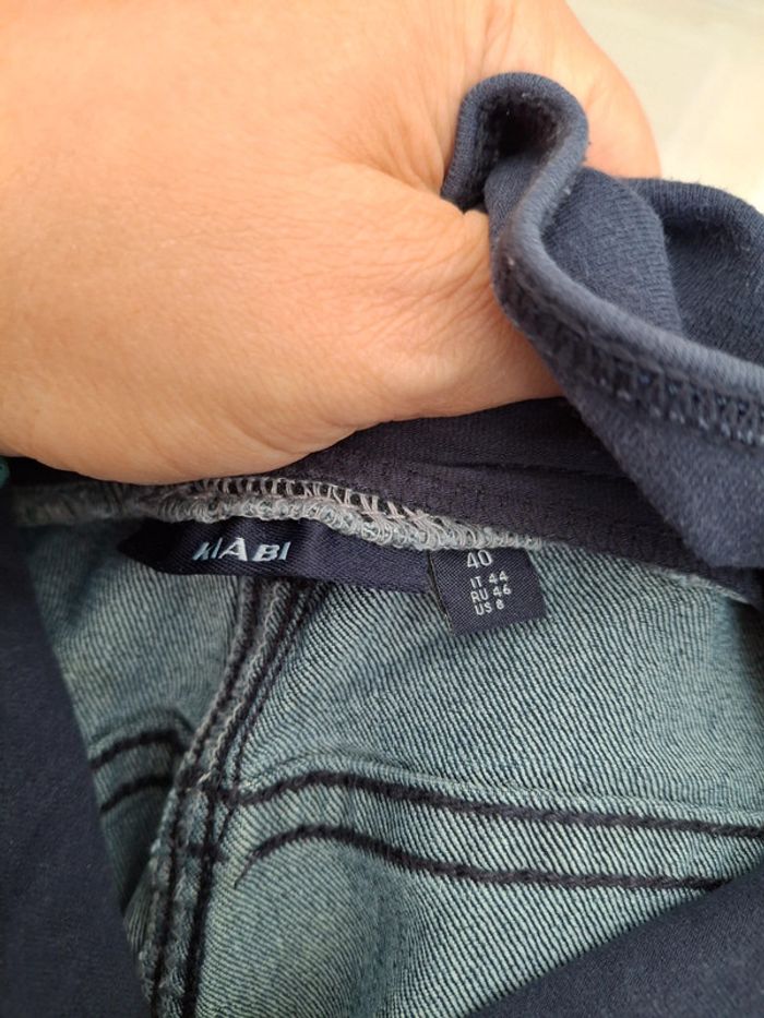 Pantacourt de grossesse en jeans - photo numéro 2