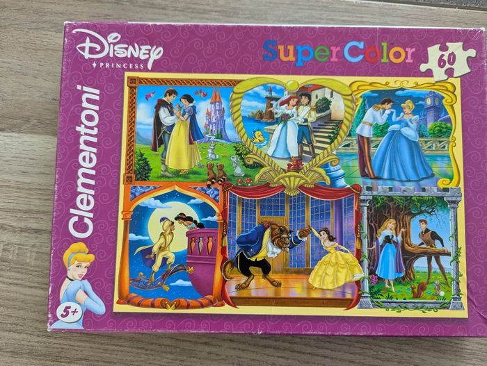 Jeu puzzle enfant 60 pièces 5 ans princesses Disney