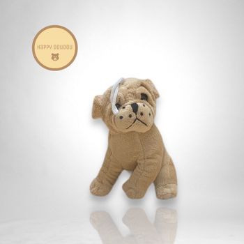 Peluche doudou chien bulldog Beige JCV A574