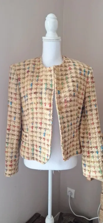 Veste blazer vintage retro t44 #FGT-045
