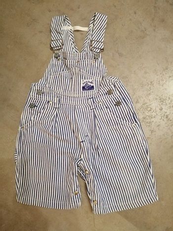 Salopette courte en jean 1 an Seas et Shells