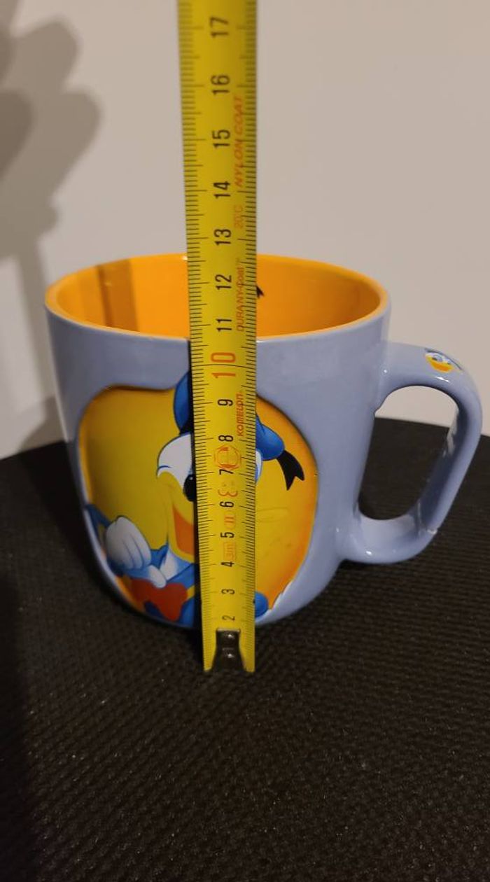 Tasse Donald Duck Disney mug bleu jaune XXL - photo numéro 4
