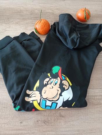 Sweat à capuche noir pour homme Waikiki taille XL 