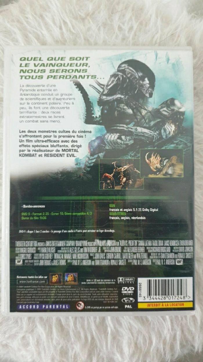 Film DVD Alien vs Predator - photo numéro 2