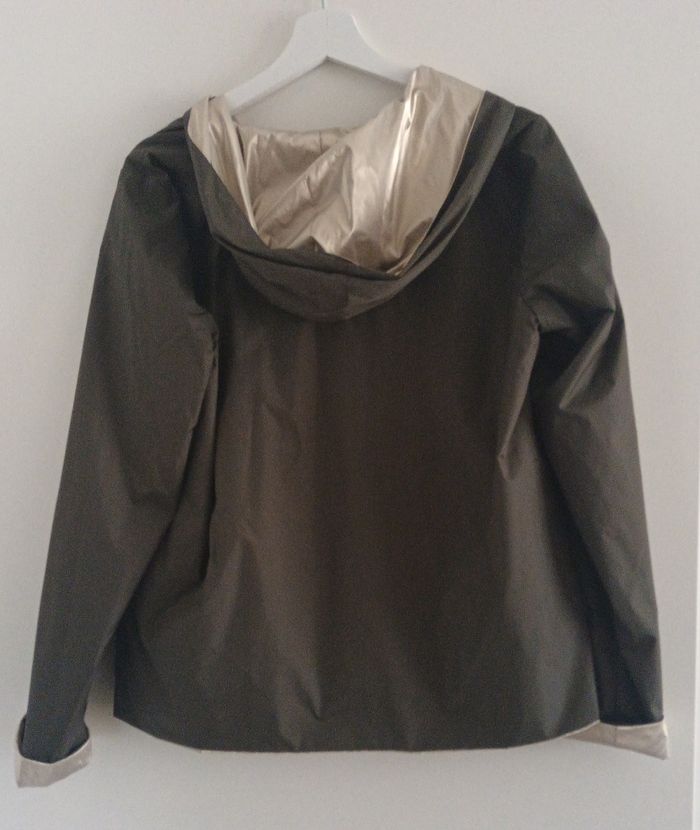 Veste impermeable réversible à capuche M - photo numéro 5