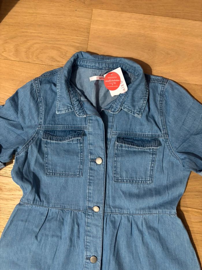 Neuve - Robe longue jean Camaïeu S - photo numéro 3