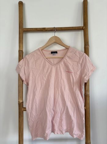 T-shirt rose pale vintage Reebok taille M