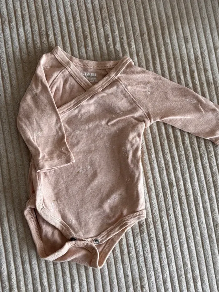 Body croisé manche longue
