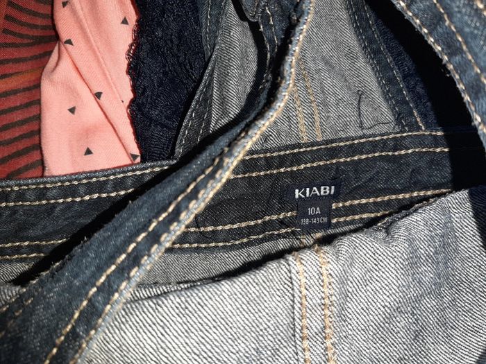 Robe salopette en jean 10ans - photo numéro 3