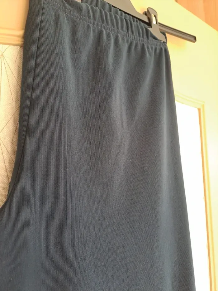 Pantalon femme tbe habillé tissu côtelé étiquette coupée 46 - photo numéro 5