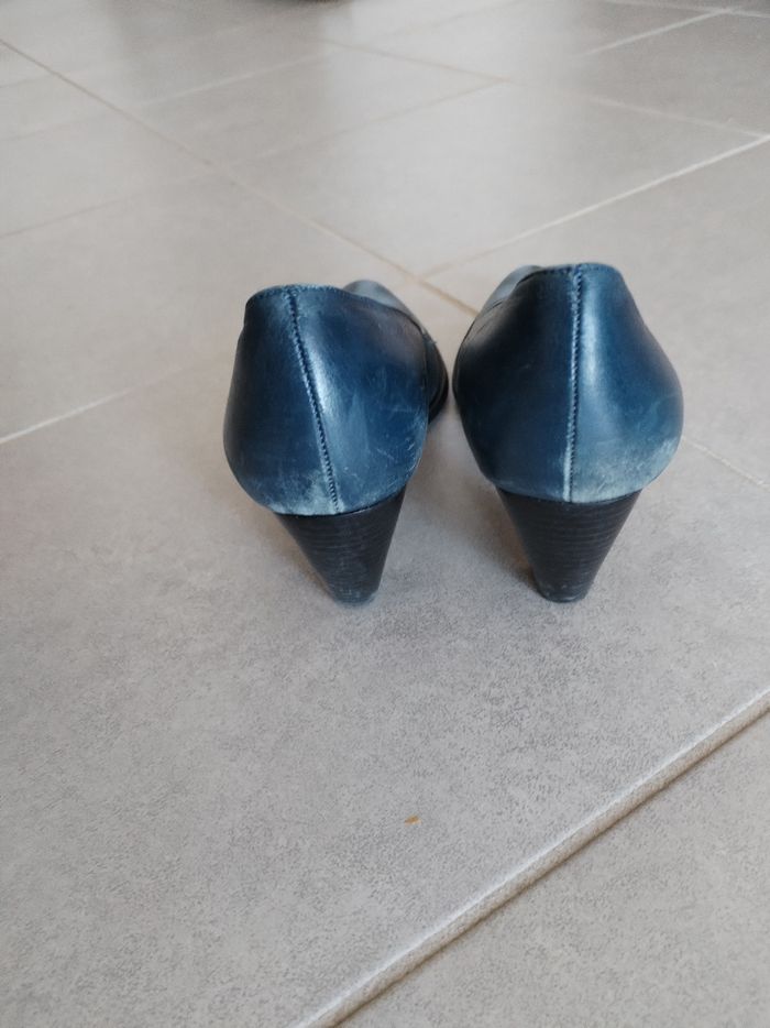 Escarpins bleu - photo numéro 4