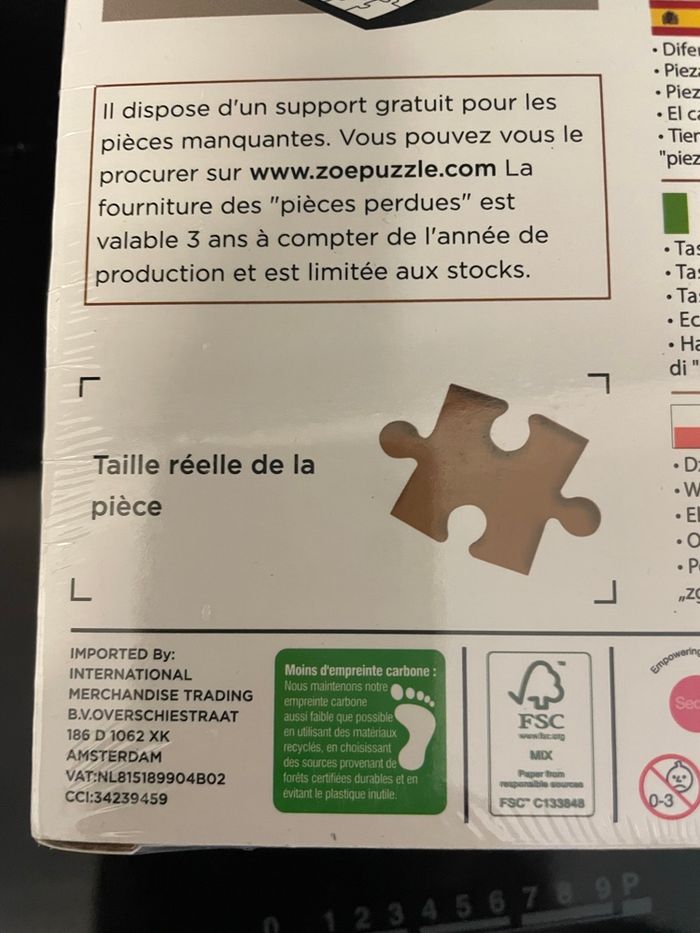 Lot de 3 puzzles 1000 pièces neufs - photo numéro 9