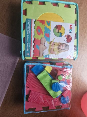Tapis de jeu + puzzle pour enfants 