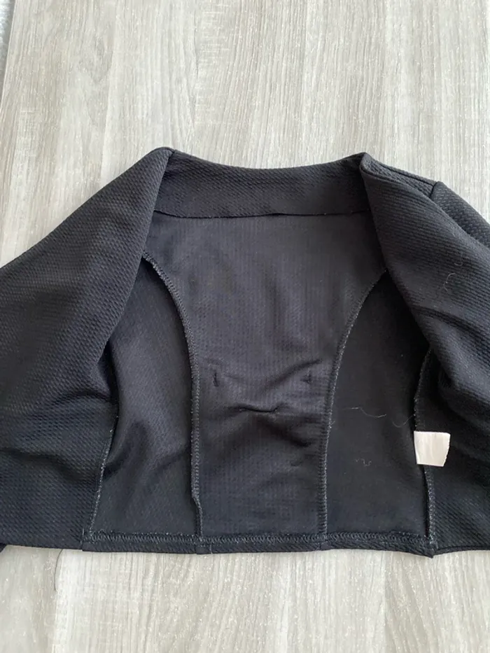 Veste style blazer noir 4 ans - photo numéro 3
