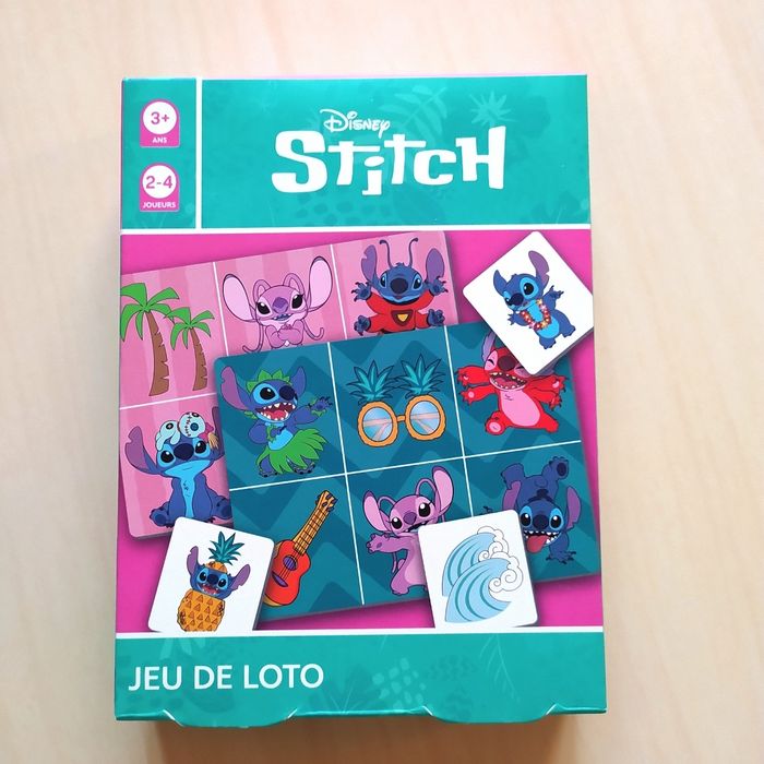 Jeu de société : jeu de loto Stitch